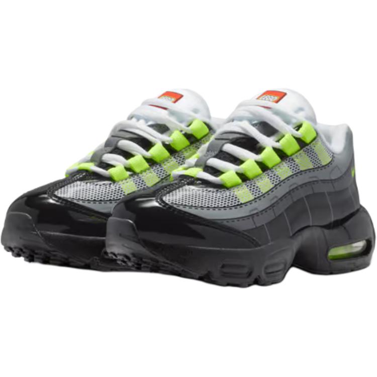 Кроссовки для детей LEGO x Nike Air Max 95 PS Черный Металлический Серебристый Зеленый Темно-Дымчато-Серый Дымчато-Серый IU1715-002