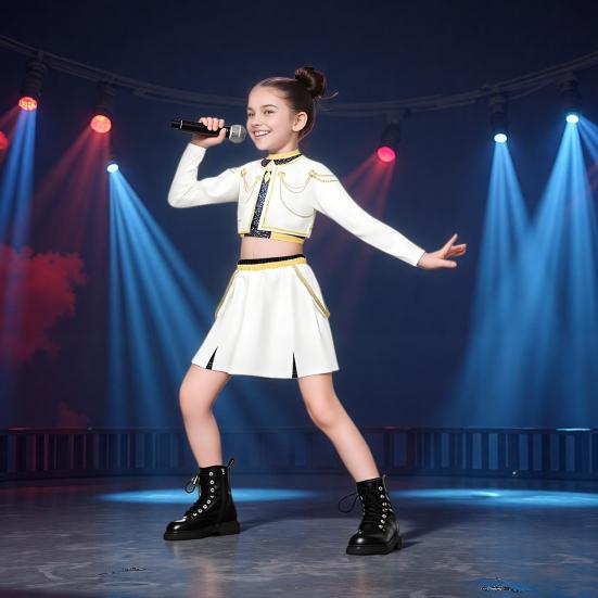 Девочки Дети K-Pop Охотники на демонов Зои Руми Мира Косплей Костюм Набор Маскарадный костюм Идол Кино Косплей Дети Хэллоуин Карнавальный костюм
