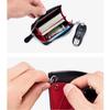 Bison Denim Fashion RFID Blocking Men Wallet Leather Carbon Fiber Card Holder Purse
