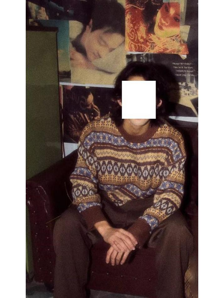 Men's Retro Japanese Winter Thick Color Block Round Neck Jacquard Sweater - Unisex, Loose Fit.