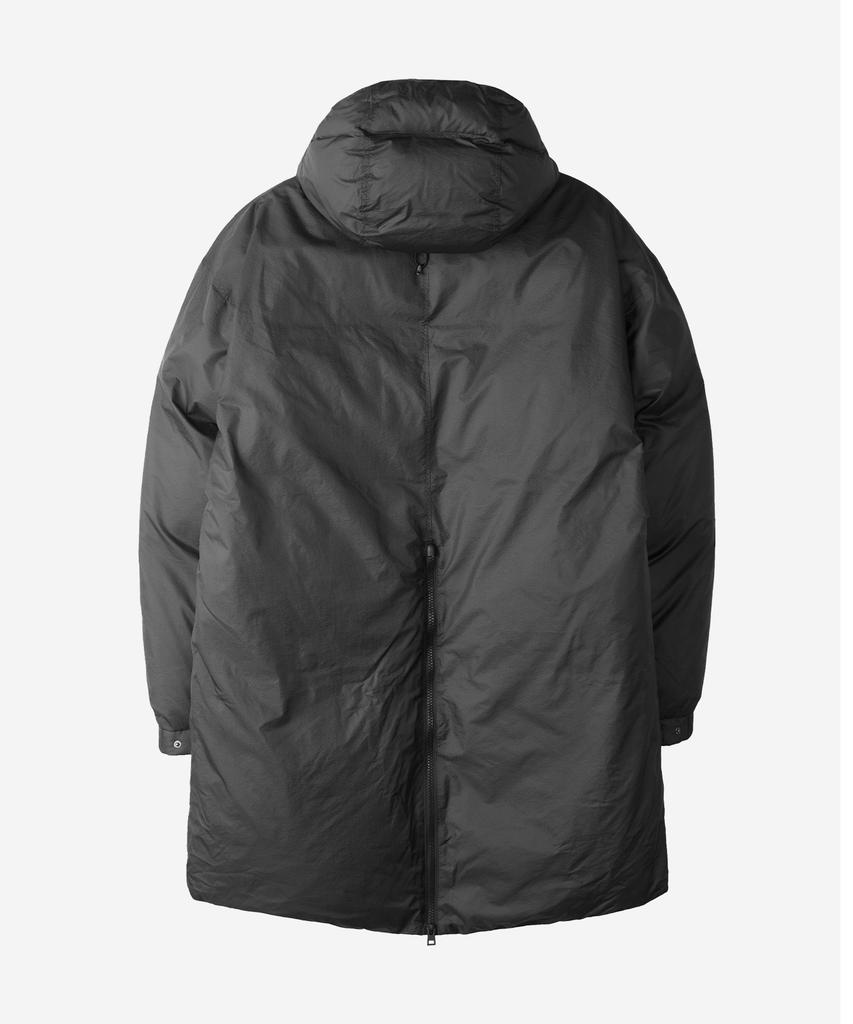 KALAPATTHAR Multi-Zipup Duck Down Long Padded Jacket - Charcoal
