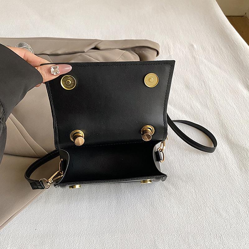 Стильная однотонная женская сумка на плечо из ПУ кожи, дизайн сумочки, маленькая сумка кроссбоди, женская сумка-мессенджер с клапаном KTY