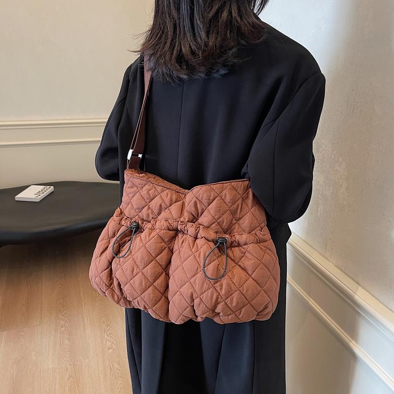 Большая вместительная сумка-тоут женская ромбовидная сумка сумка через плечо для поездок на работу