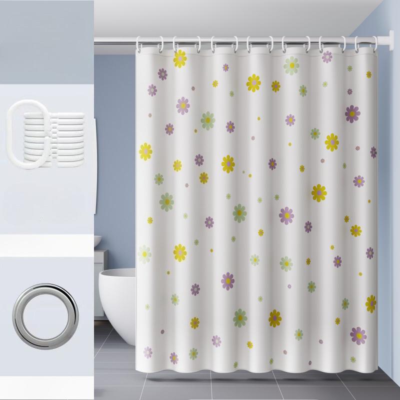 Водонепроницаемая и заплесневелая занавеска для душа, используется для окон, украшения комнаты, украшения дома