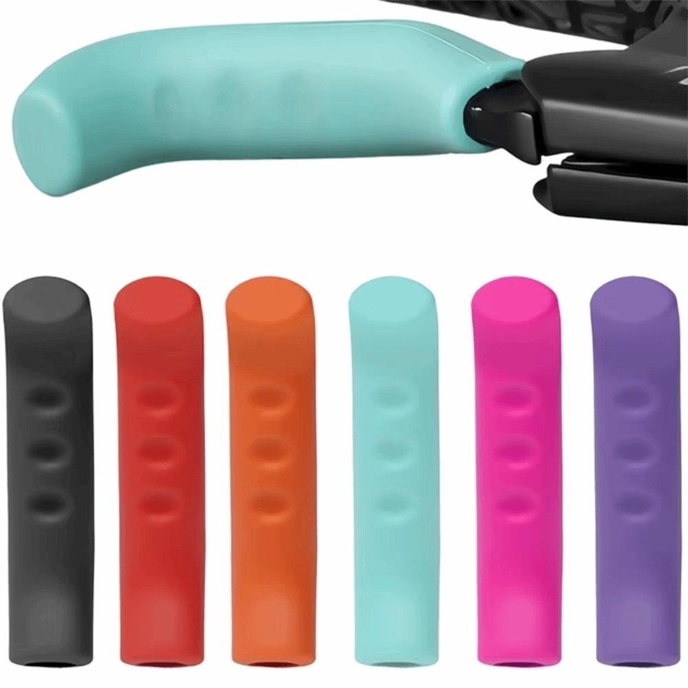 1 Pair Anti Slip Bike Brake Handle Grip Silicone Bicycle Handle Protector  Bicycle Accessories