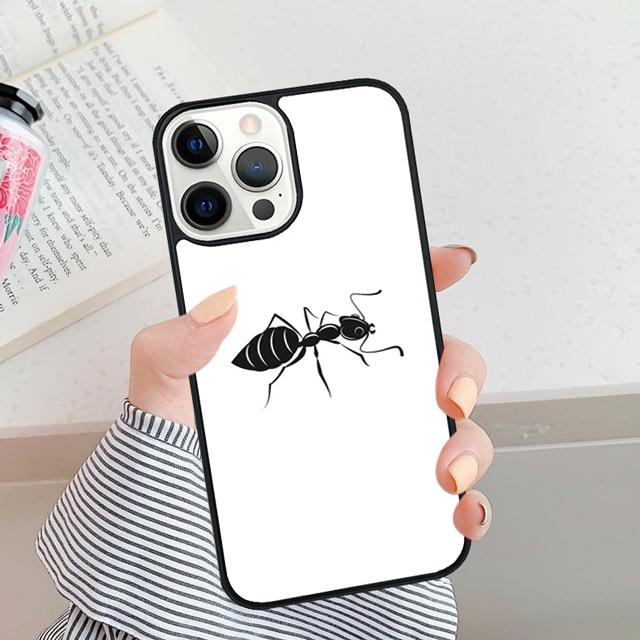 Жуткие Муравьи Насекомые Страшный Чехол для Телефона Для iPhone 16 15 14 Plus XR XS apple 16 11 12 13 mini Pro Max coque