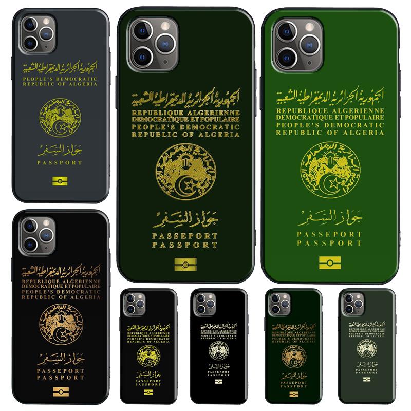 Algerian Passport Funda For Samsung Galaxy S26 S25 S24 S21 S22 S20 Ultra S9 S10 Plus S23 FE S25 FE Phone Case