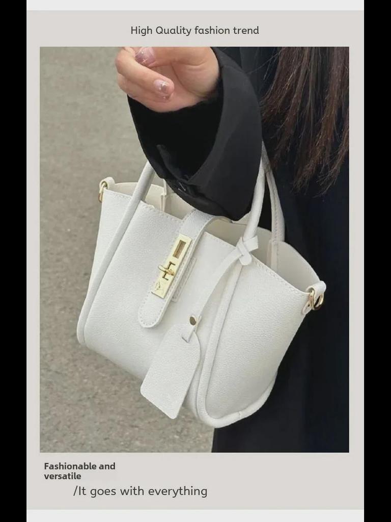 2024 Women's Fashion Simple Basket Bag: High-Grade Bucket Style Handbag, Perfect for Commuting or As a Messenger Bag.