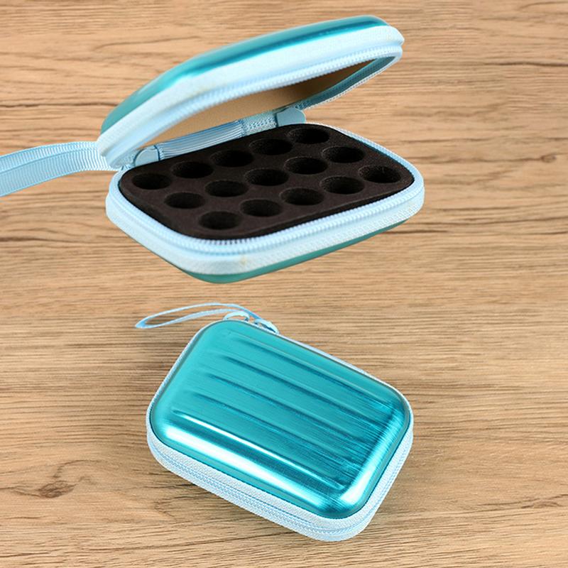 15 отделений, защитный чехол для эфирных масел объемом 1 мл и 2 мл, коробка для хранения роликовых масел