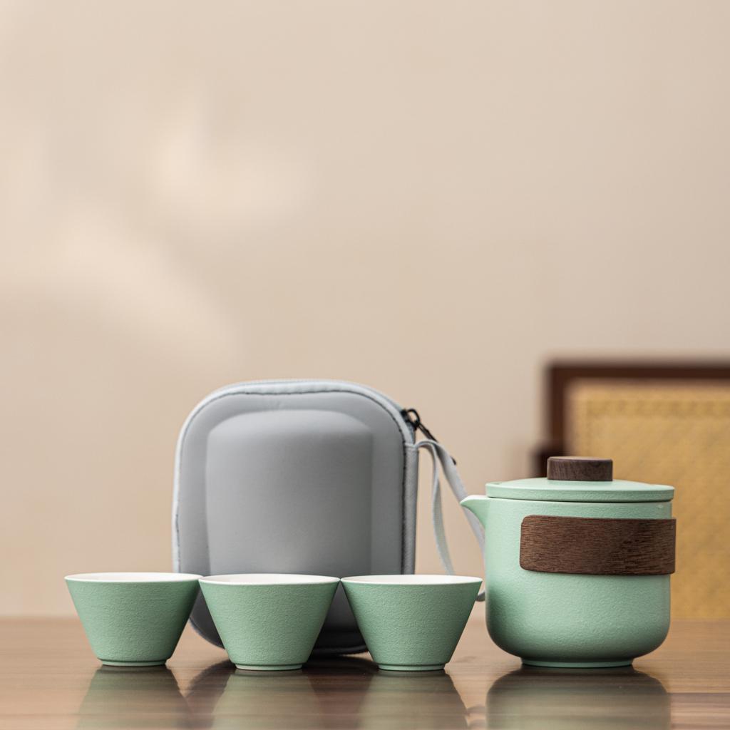 Outdoor portable travel tea set Kuaike cup business merchandise souvenir