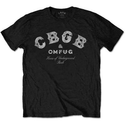 Классическая мужская/унисекс футболка с официальным логотипом CBGB-