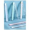Clear Scale Straight Ruler 30CM Measuring Ruler Durable Foldable Ruler  School Office