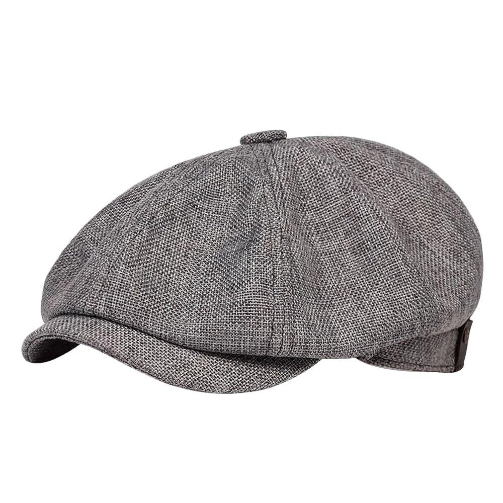 Autumn Winter Casual Men Newsboy Hat Retro Classic Beret Hats Warm Street Caps Unisex