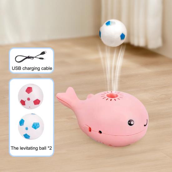 Электрический плавающий мяч для кошек, легкая портативная игрушка в форме кита, перезаряжаемая, простая в использовании, электрическая движущаяся игрушка для домашних животных
