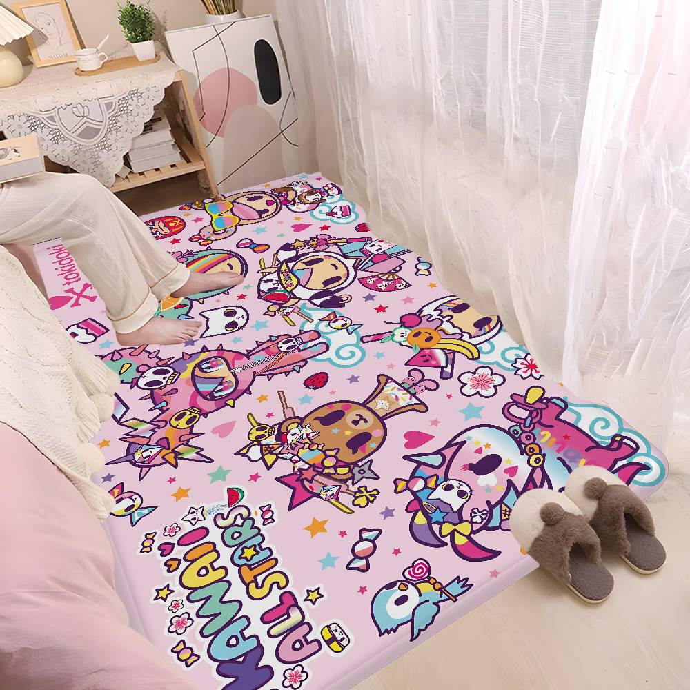Cartoon T-Tokidoki Floor Mat Rectangle Anti-slip Home Soft Badmat Front Door Indoor Outdoor Mat Hotel Decor Mat