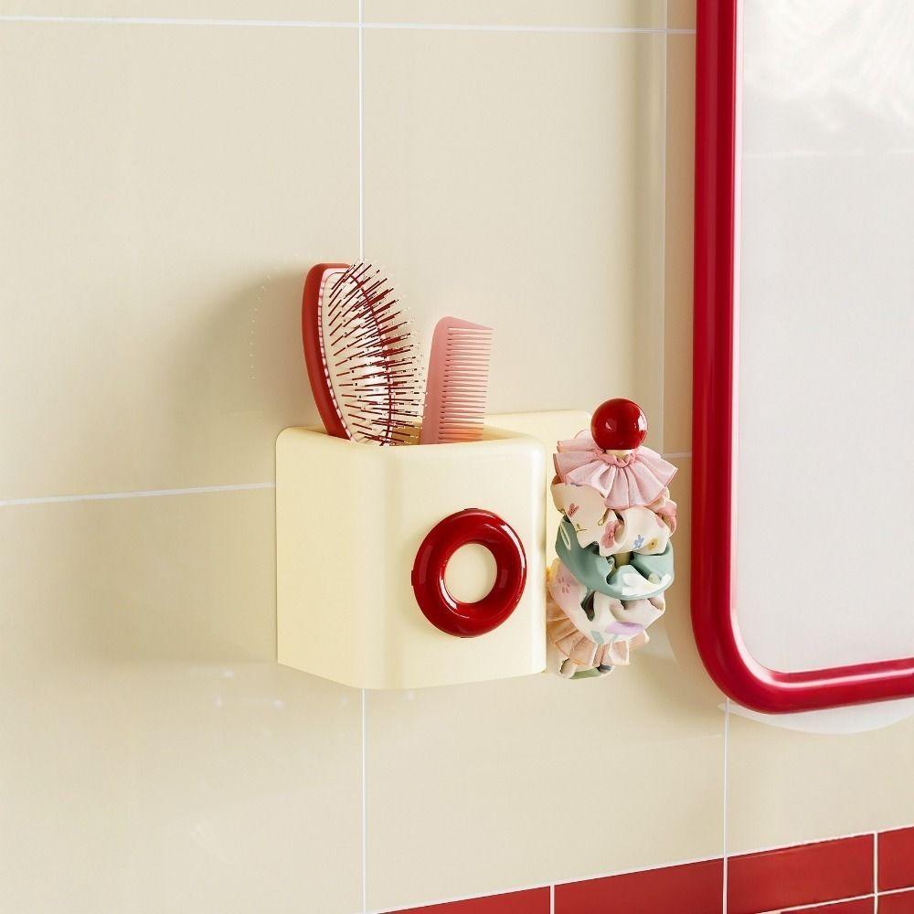 Space Saving Wall Mounted Storage Box No Drilling Headband Hook Scrunchies