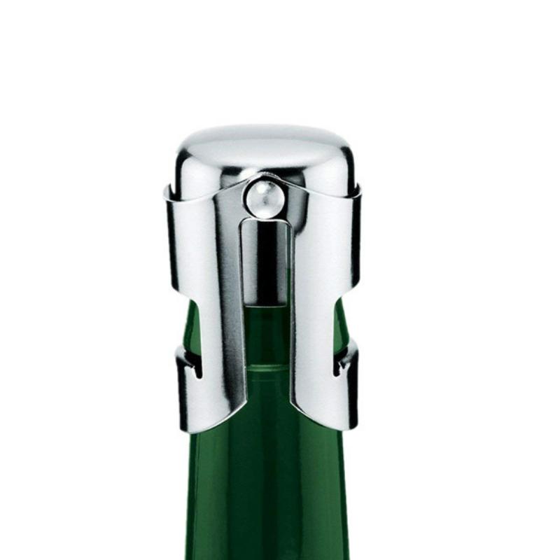 Пробка для бутылки шампанского из нержавеющей стали, многоразовая пробка для шампанского, пробка для бутылки игристого вина, герметичная пробка
