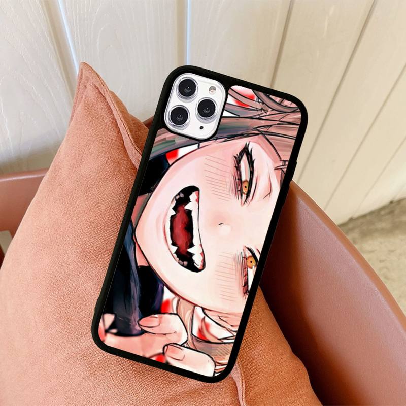 Чехол для телефона Anime Himiko Toga, силиконовый чехол из ПК+ТПУ для iPhone 11 12 13 Pro Max 8 7 6 Plus X SE XR, твердые чехлы