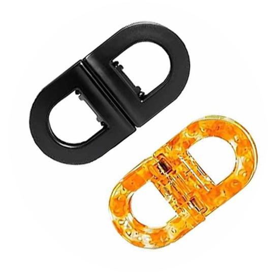 2 шт./набор Магнитная заколка для волос Сильная фиксация Зажимы для волос Не скользит и не повреждает Заколка Салон Вечеринки Путешествия Инструмент для укладки