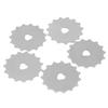 5PCS 45mm Crochet Edge Rotary Cutter Blade for Patchwork Leather Fabric Paper Cutting