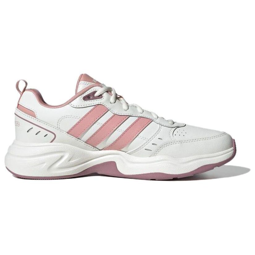 Adidas Neo Strutter Comfortable Versatile Shock Absorbing Non-Slip Durable Low-Top Casual Shoes Unisex Casual Shoes White Pink ID3565
