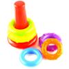 Пятицветная стопка колец с изображением Plague, желтый, зеленый, фиолетовый, синий, оранжевый, 1 набор, корейские детские товары