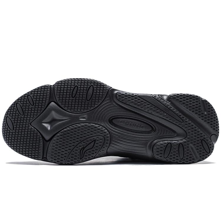 Li Ning Коллекция Кокосовое Молоко Амортизация Нескользящая Износостойкая Поддержка Низкие Повседневная Обувь Мужская Черная AGCT391-1