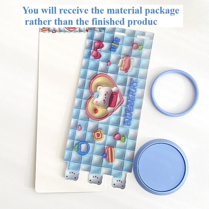 1 шт., симпатичный визуальный 3D-мультяшный узор, пластиковый держатель для ручек, настольный органайзер для косметики для девочек, студенческий офисный ящик для хранения