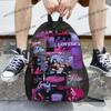 A Straightforward Single-Layer Backpack from Kpop Black & Pink, Perfect for Coffee Outings, Classes, Or Exploring The City.