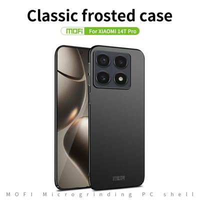 Для Xiaomi 14T Pro Чехол для телефона MOFI Shield Матовая серия Ультратонкий ПК Защитная крышка