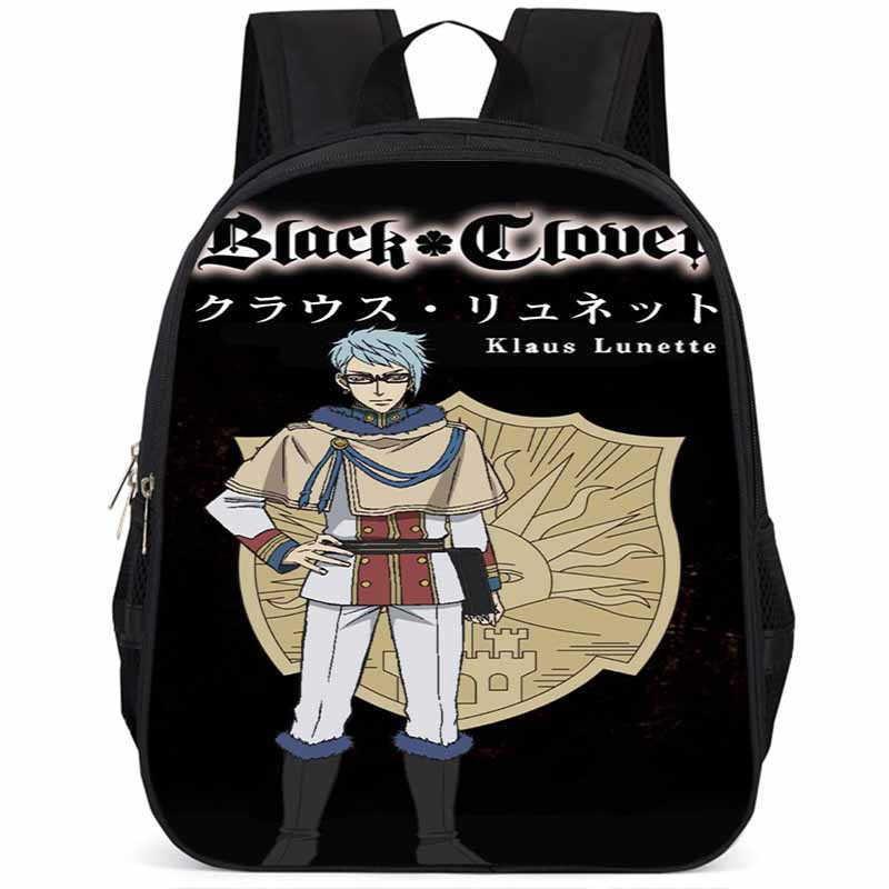 Рюкзак Black Clover из ткани Оксфорд, 15 дюймов, большой вместимости, легкий, для детей