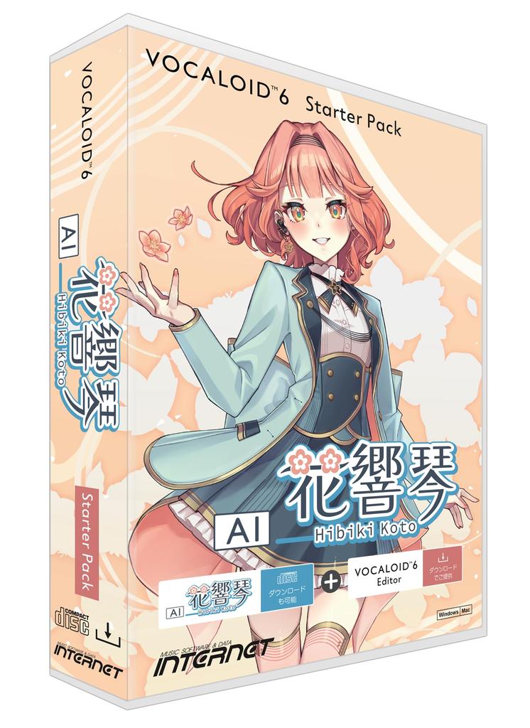 Стартовый пакет VOCALOID6 AI Хибики Кото