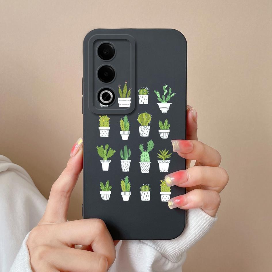 Новый чехол для OPPO A3X A3 Pro Realme 12 13 Plus C63 Pretty Sunflowers Защитная пленка для экрана Матовый жидкий силиконовый защитный чехол для OPPO Чехлы с противоскользящими свойствами