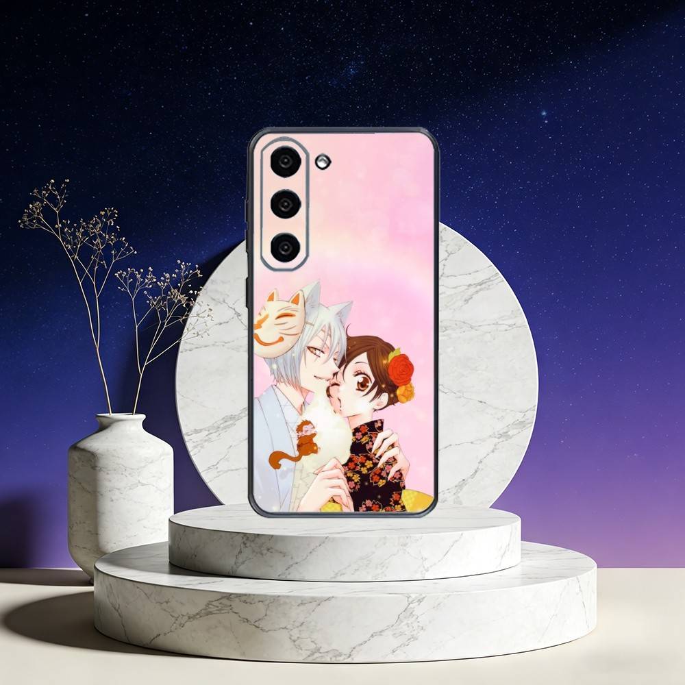 Чехол для телефона с рисунком Томоэ и Камисама из аниме Для Samsung Galaxy A73, A72, A71, A70, A53, A52, A51, Другие Мягкий черный чехол