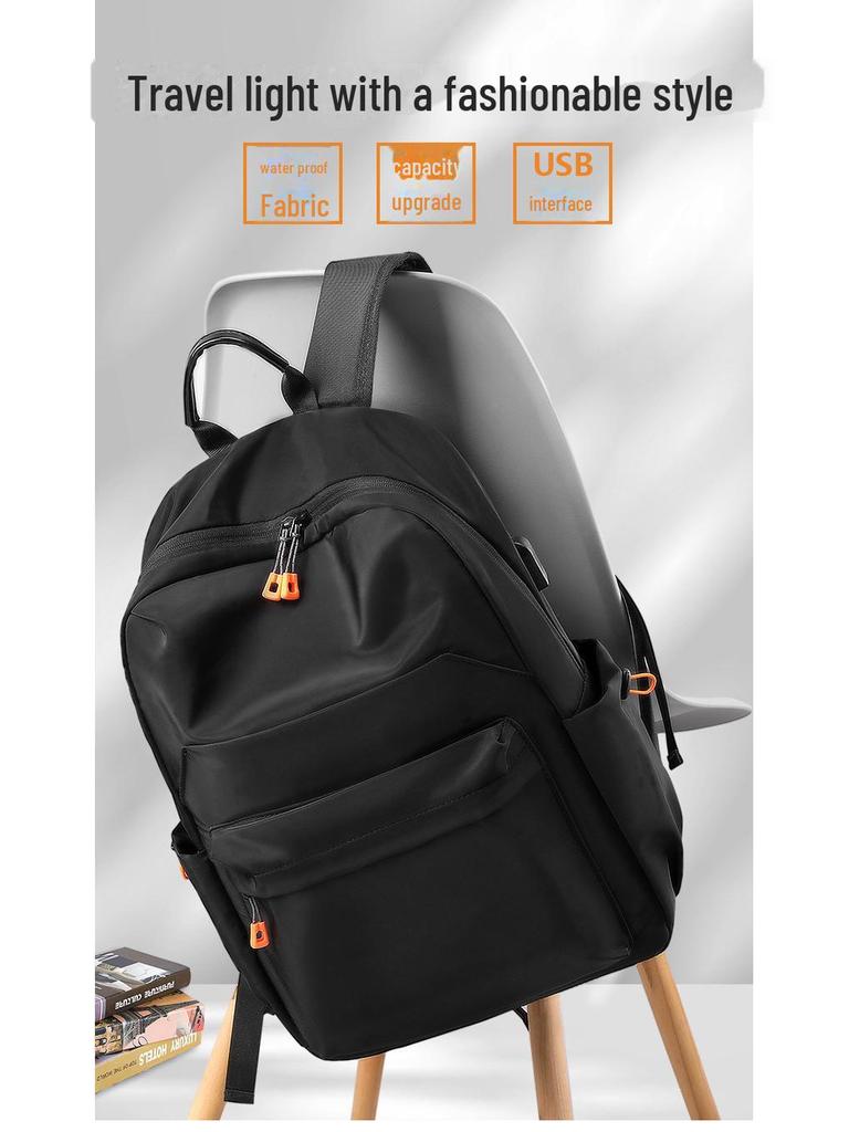 Мужской повседневный деловой рюкзак — большой вместимости, модный, легкий, идеально подходит для ноутбуков и студентов