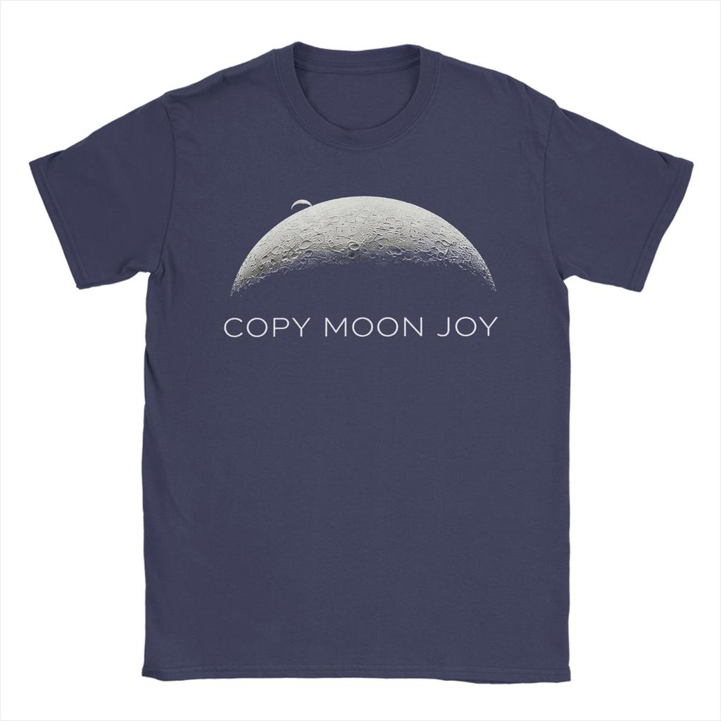 Unisex TShirts Copy Moon Joy Artemis II Space Funny Pure Cotton Tee Shirt Short Sleeve T Shirts Crewneck Tops Plus Size