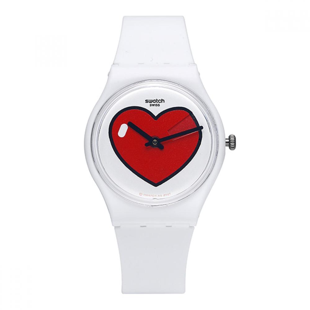 Swatch Gw718 День Святого Валентина LOve O clOck Публичные Уретановые Часы
