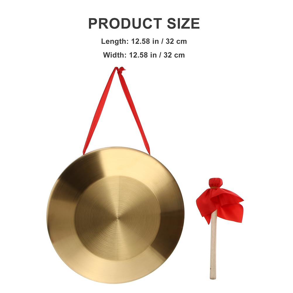 EXCEART Дора Дора музыкальный инструмент Там Там Гонг ударный инструмент Знак барабана Медь сталь с игровым молотком Открытие матча Атмосфера Маллет