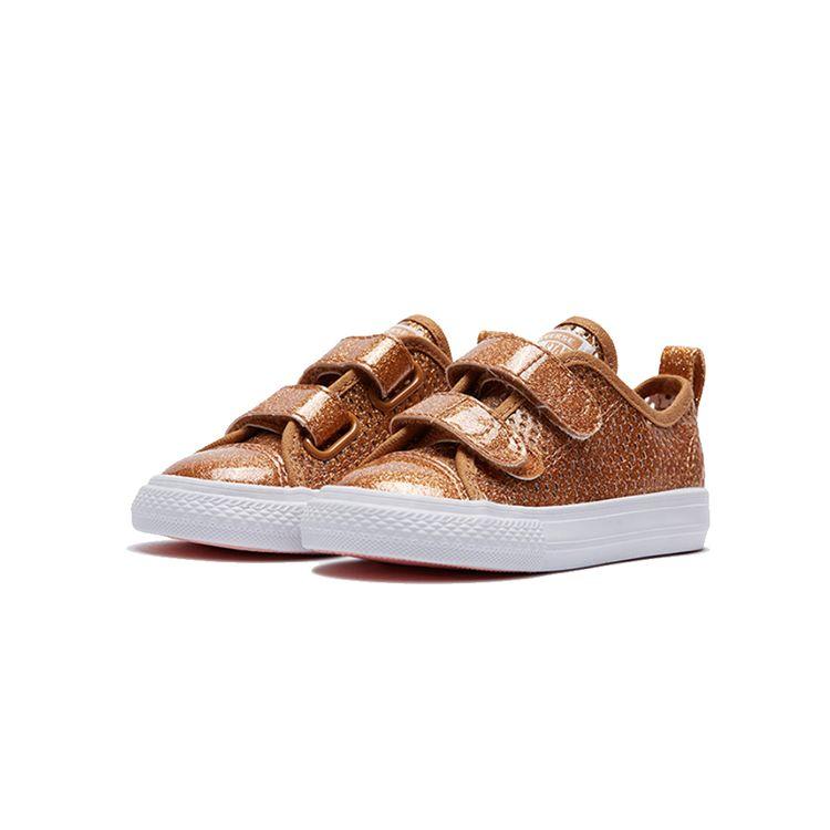 Converse Chuck Taylor All Star Pacific Lights Удобные Повседневные Низкие Кеды для Ходьбы Детские кроссовки Медь 764279C