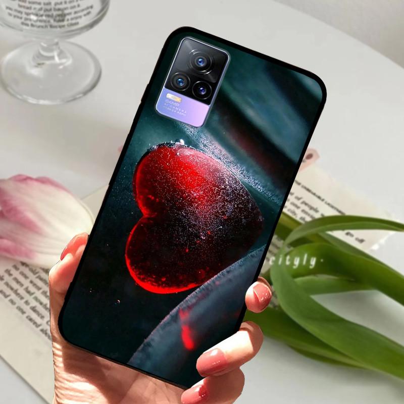 Чехол для Vivo V21e V 21e V2061 V2055 Мягкий ТПУ Защитный Чехол-бампер для телефона Vivo V21 V 21 4G 5G Ударопрочный