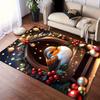 1pc Christmas Bird Area Rug, Slip-Resistant, Easy-Clean, Stain-Resistant, Perfect for Cozy Living Rooms, Bedrooms, Kitchens, Offices, and Ho