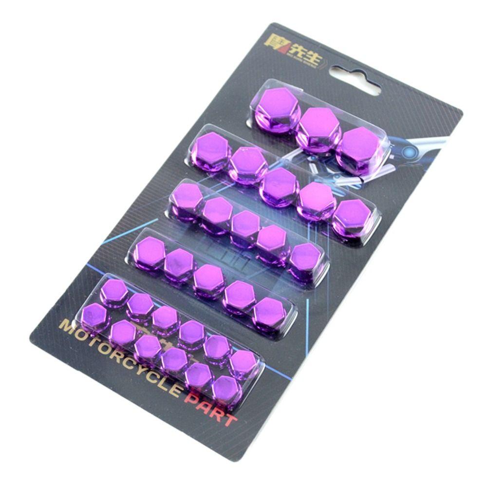 30 шт./компл. Высококачественные цветные аксессуары Украшение для мотоцикла Крышки болтов Декоративные колпачки Заглушка гайки двигателя