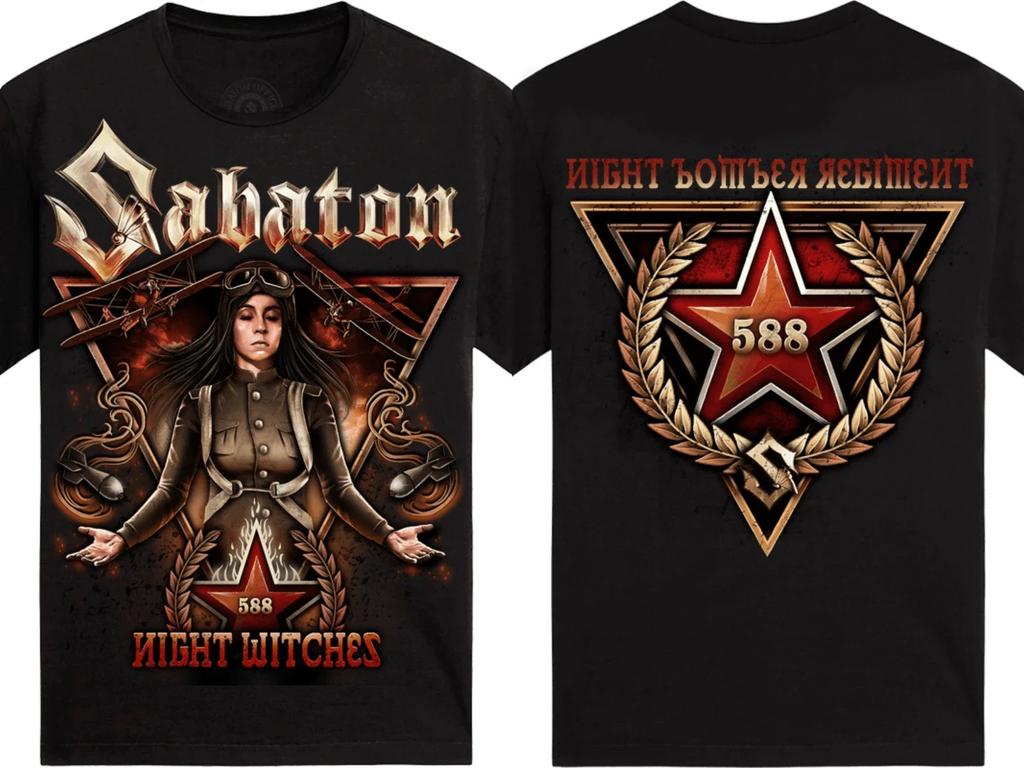 Новые Горячие Официальные Графические Топы Sabaton Женские Мужские Оверсайз Футболка Y2k Хэви-метал Группа Короткий Рукав Женский Мужской Высококачественные Футболки