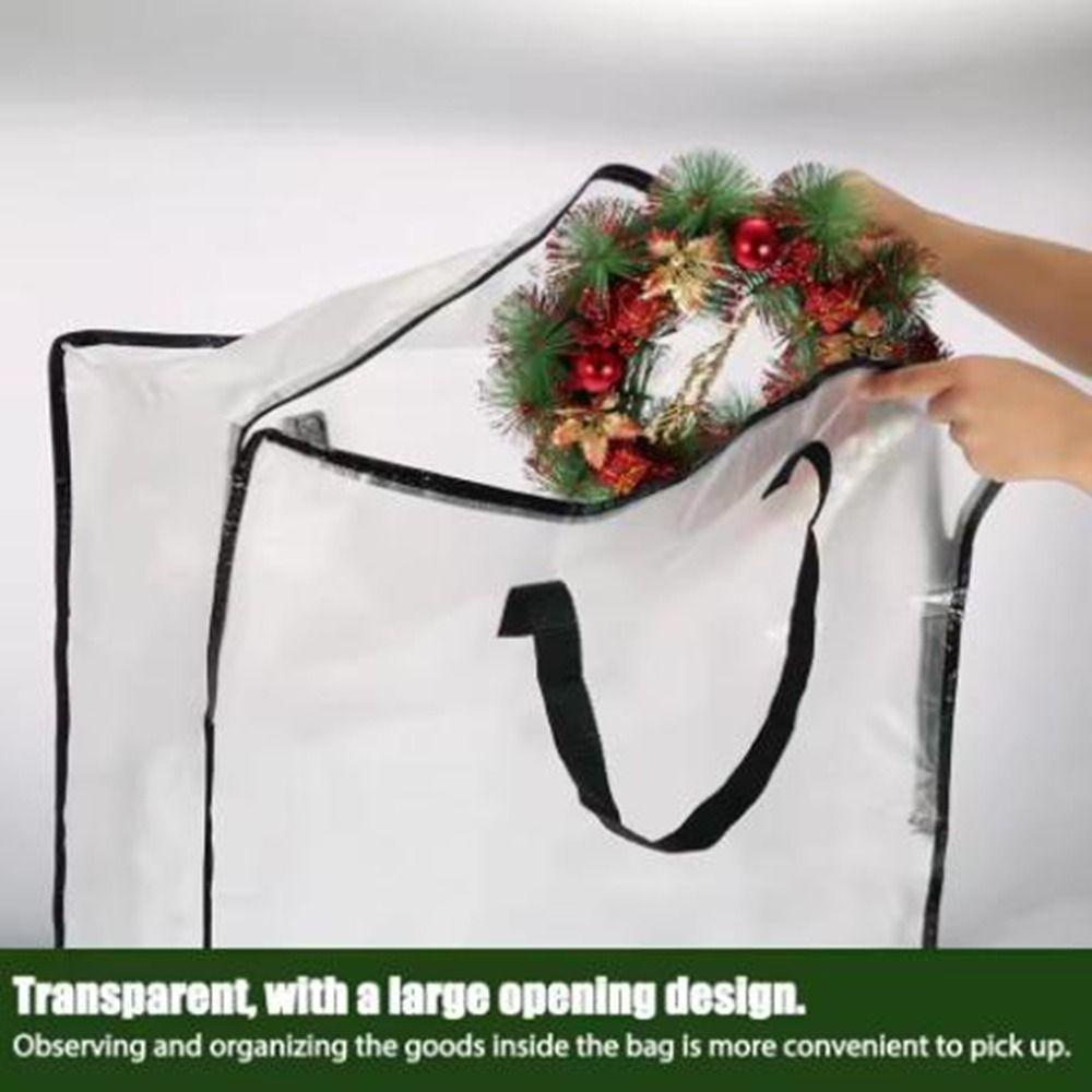 Large Capacity Christmas Garland Packing Bags Dustproof Quilt Clothing Storage Bag  Holiday Gift