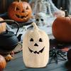 Pumpkin Halloween Decoration Hand-Carved Classic Jack Lantern Fall Decor Farmhouse Table Porch Indoor Ornament