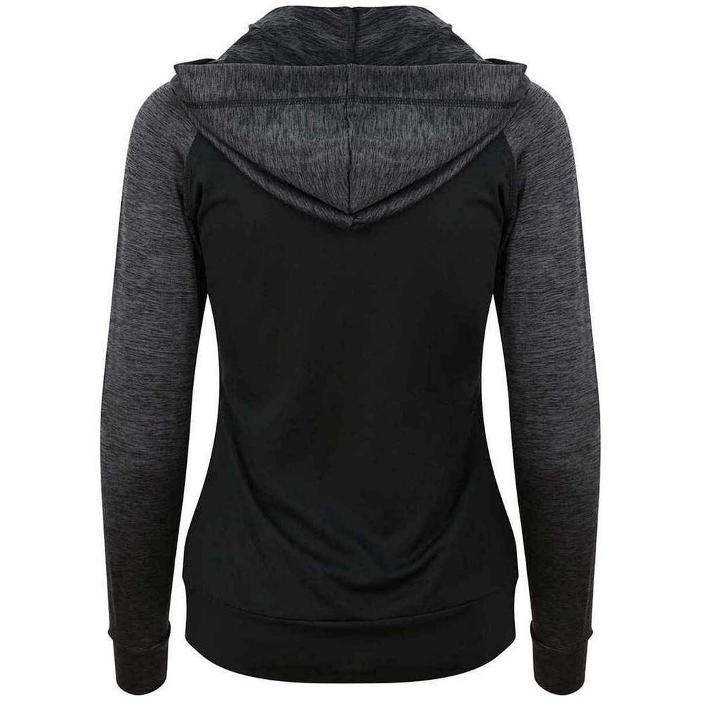 Just Cool Womens/Ladies Cool Contrast Full Zip Hoodie