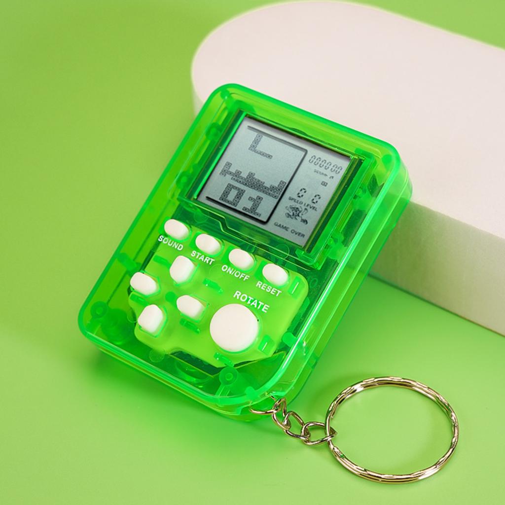 Блочная Электронная Игровая Консоль Ретро Портативная Игровая Консоль Брелок Подвеска
