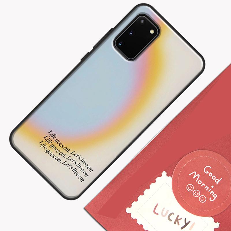 Ins Style Spiritual Angel Energy Hippie Case For Samsung Galaxy S22 S21 S23 Ultra Note 20 S9 S10 Note 10 Plus S20 FE Back Cover