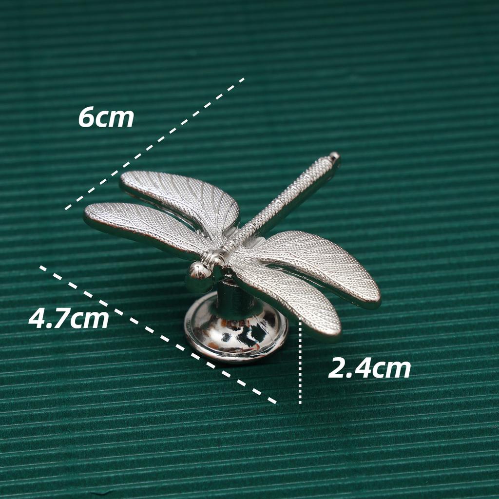 Silver Zinc Alloy Drawer Knobs Kitchen Cabinet Knobs Furniture Handles Creative Furniture Knobs for Cabinets and Drawers