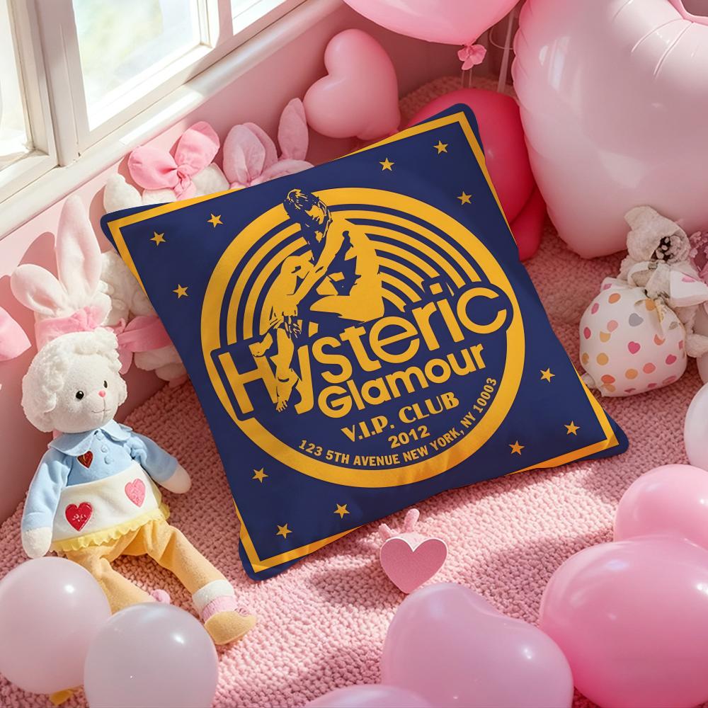 Hysteric Glamour Чехол для подушки с принтом Наволочка для гостиной, дивана и декора спальни